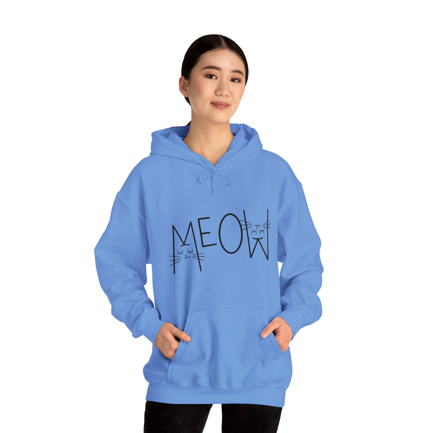 Cat Meow Hooded Sweatshirt