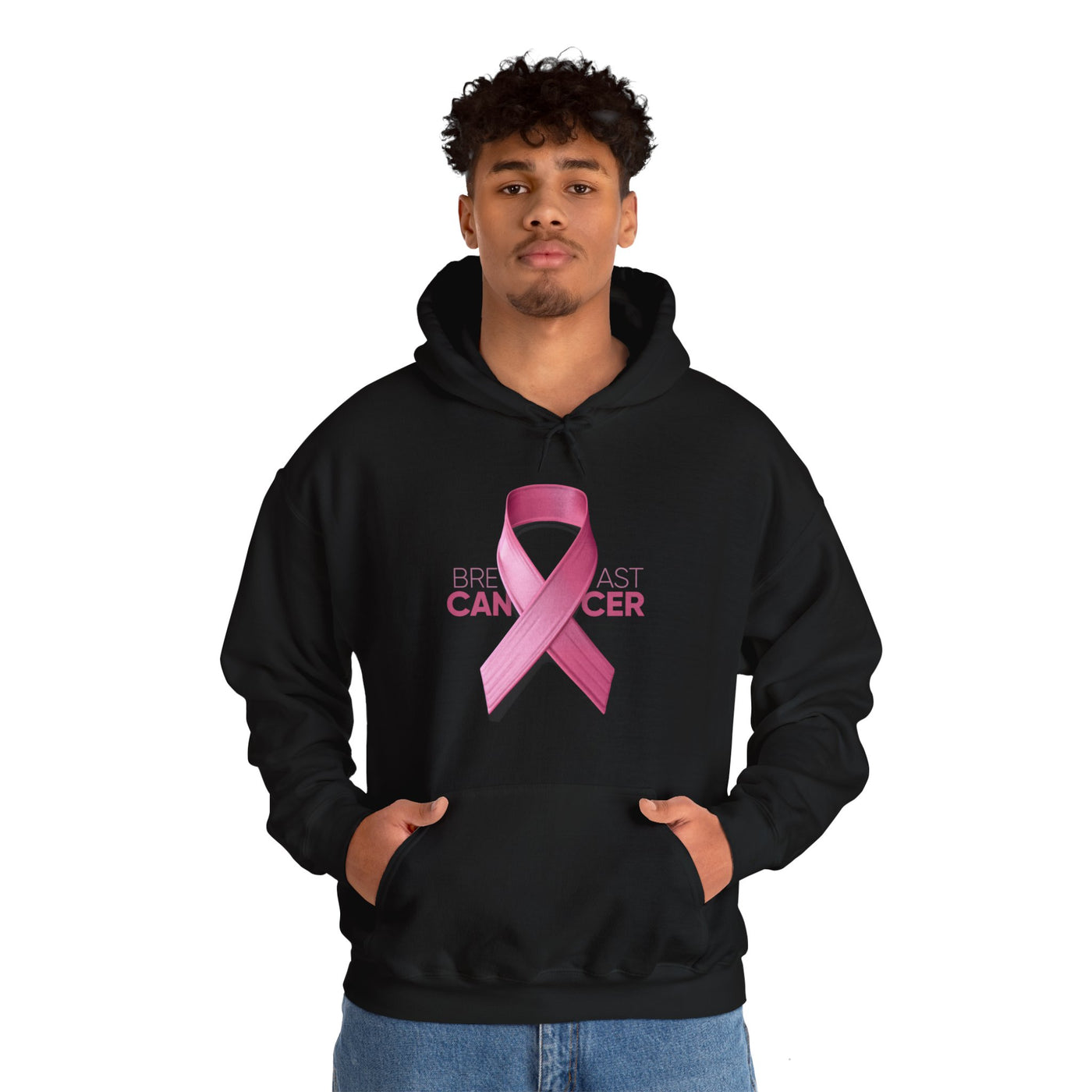 Pink Ribbon Hooded Sweatshirt