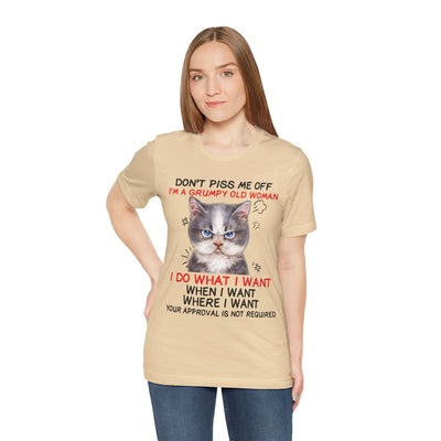 Angry Cat Short Sleeve Tee