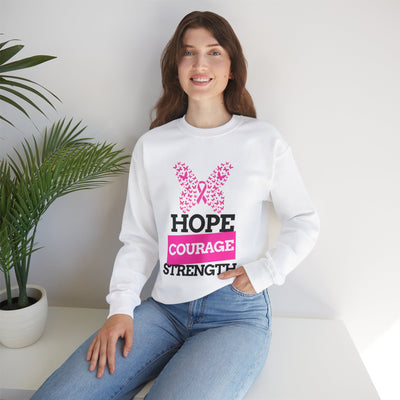 Hope.Courage.Strength Crewneck Sweatshirt