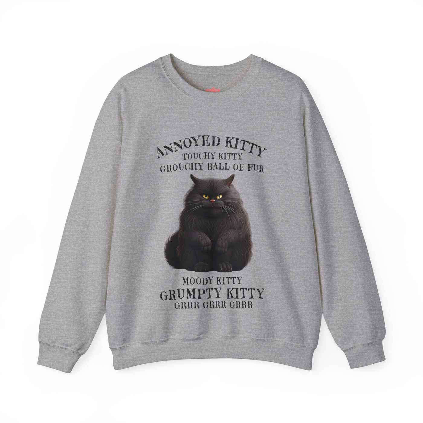 Annoyed Kitty Crewneck Sweatshirt