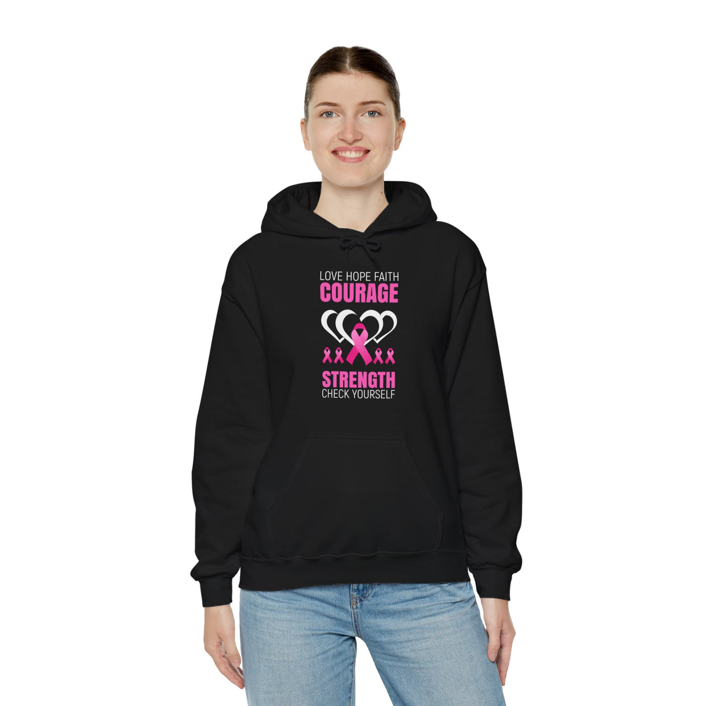 Love hope faith Hooded Sweatshirt