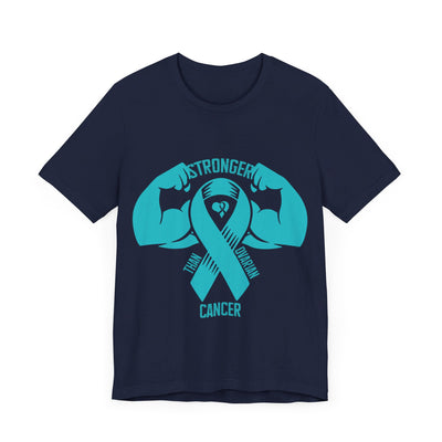 Stronger Than Ovarian Cancer Short Sleeve Tee