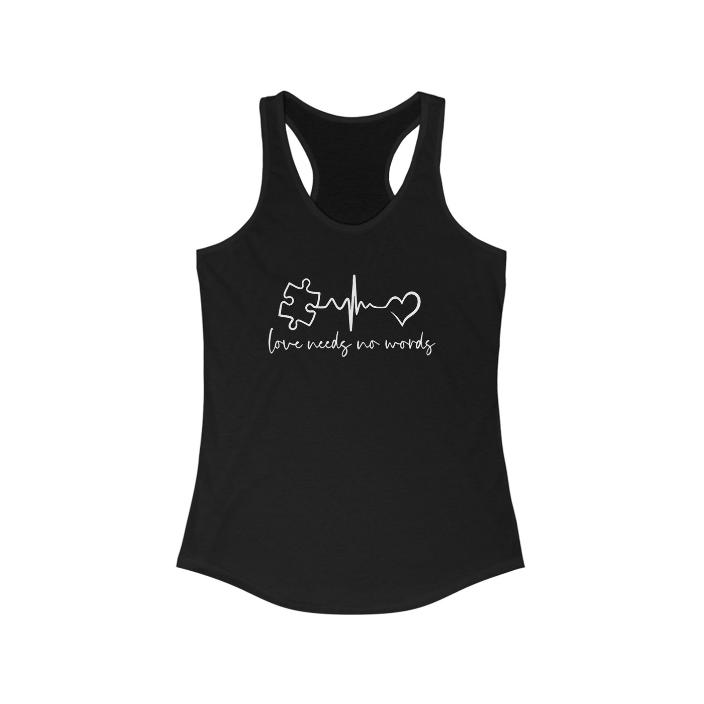 Love needs Racerback Tank