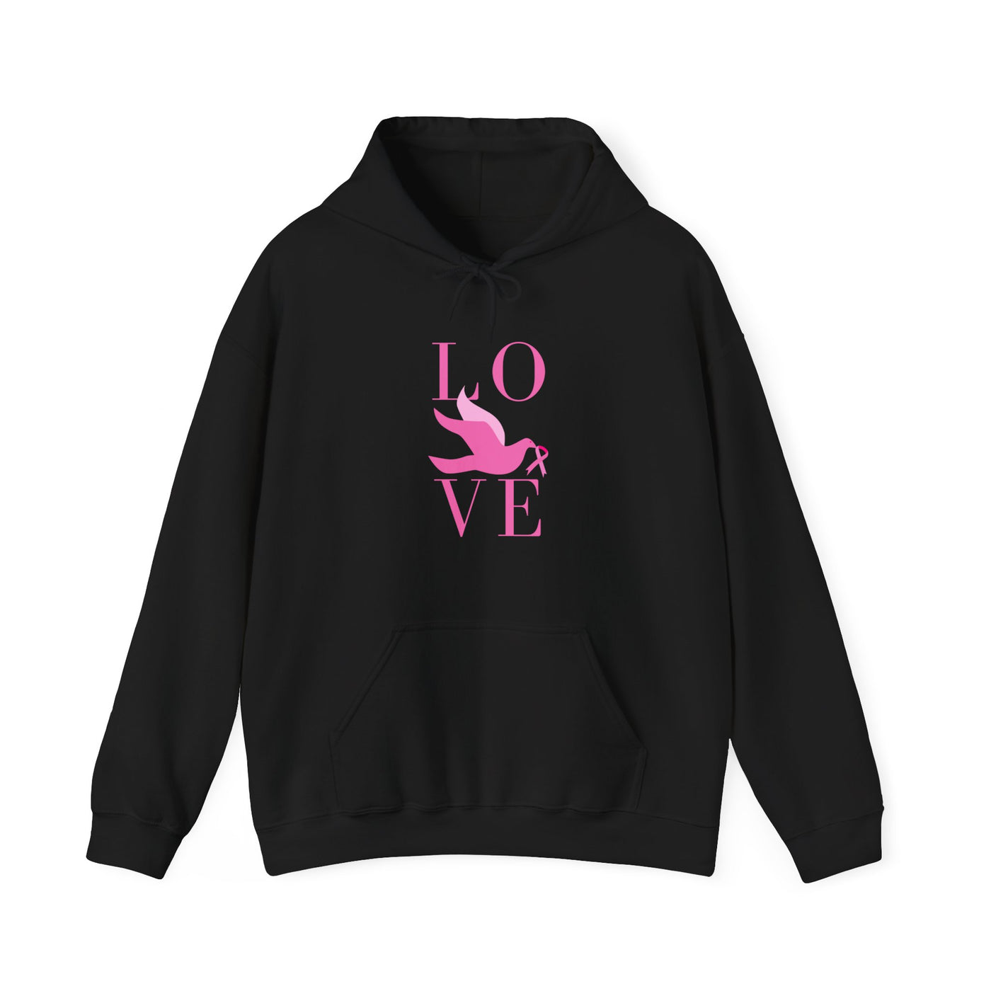 Pink Dove Hooded Sweatshirt