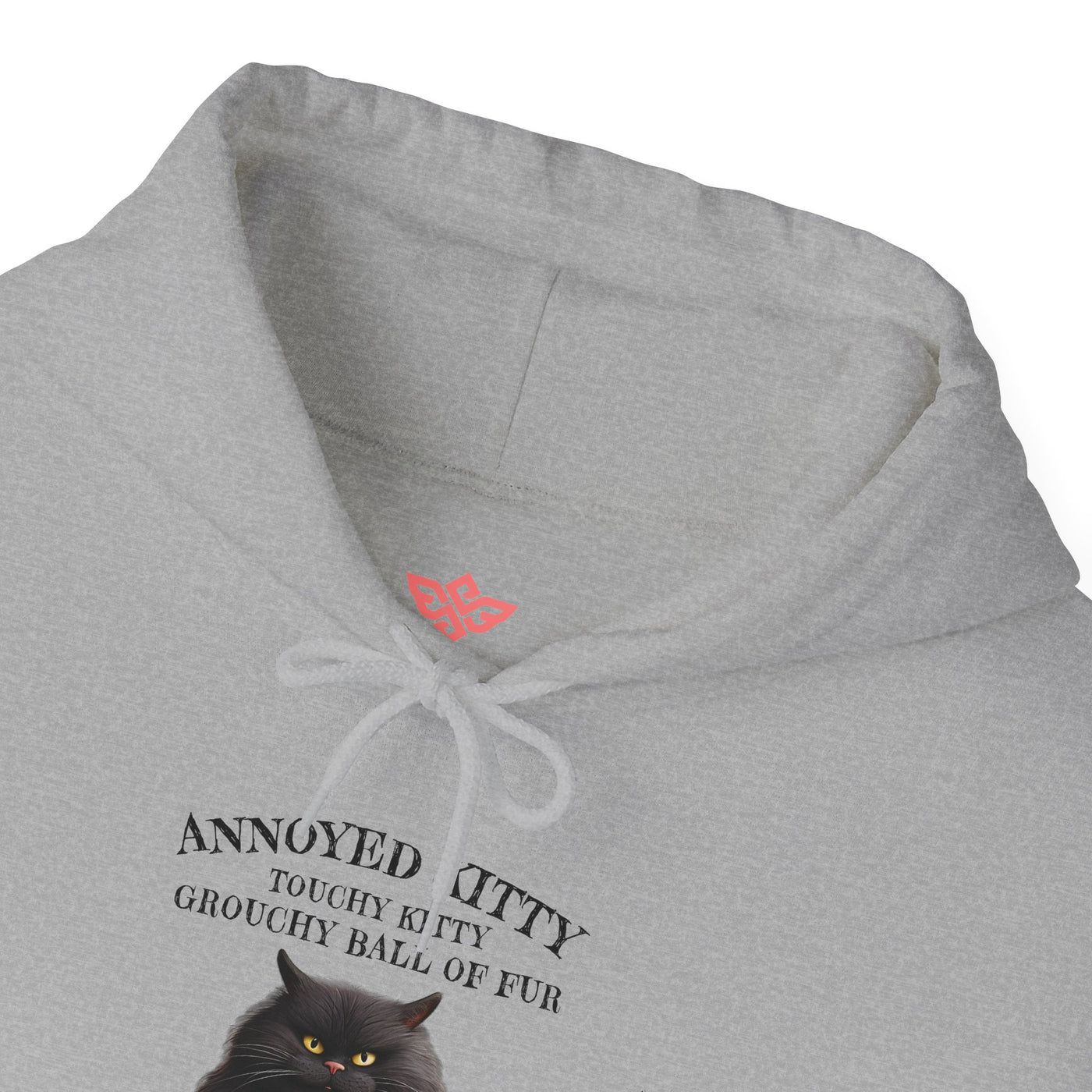 Annoyed Kitty Hooded Sweatshirt