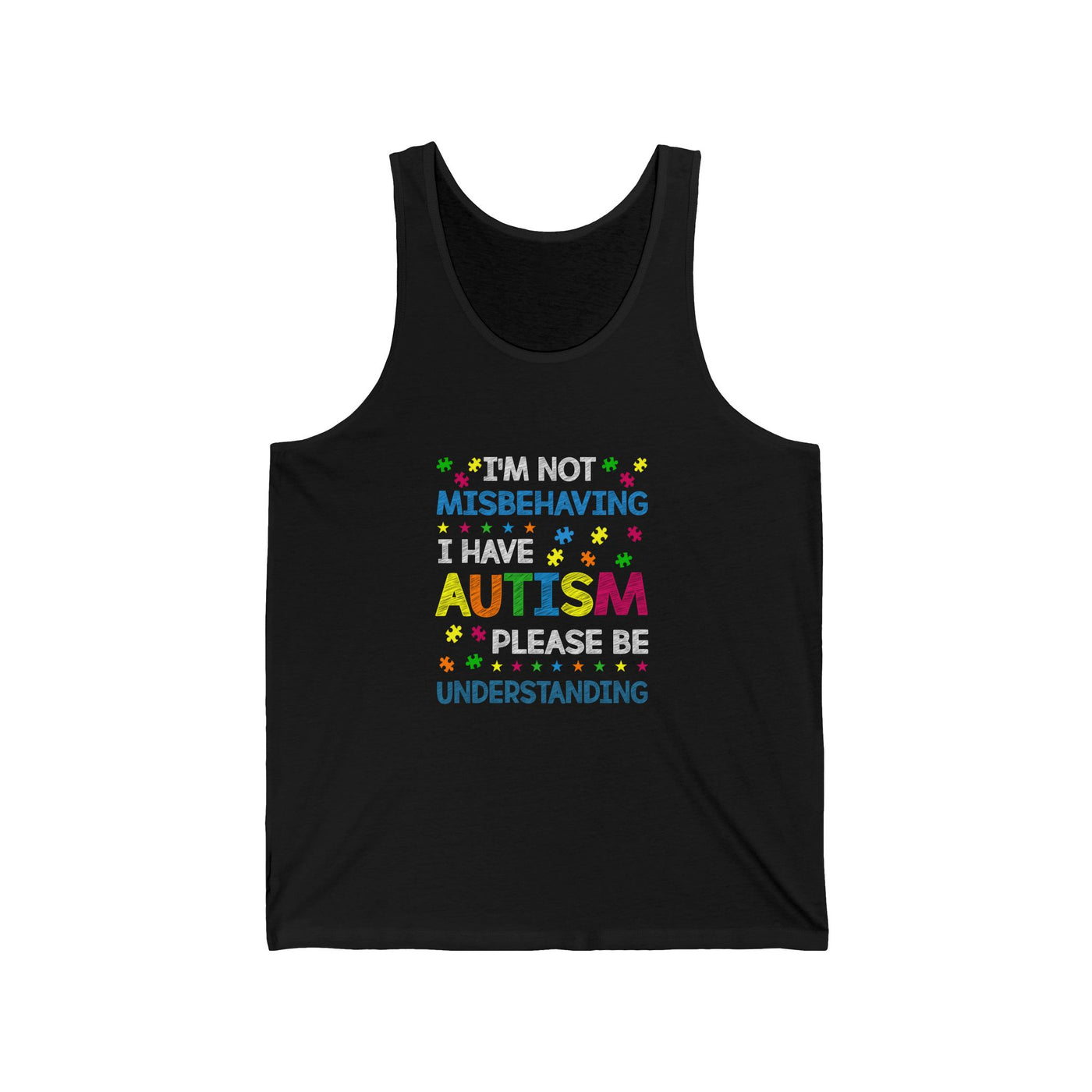 I Have Autism Jersey Tank