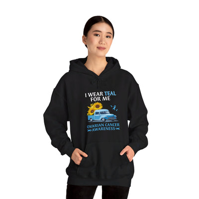 I Wear Teal For Me Hooded Sweatshirt