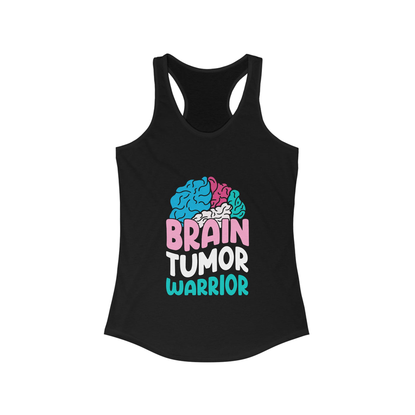 Brain Tumor Warrior Racerback Tank