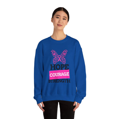 Hope.Courage.Strength Crewneck Sweatshirt