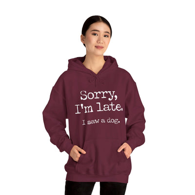 I saw a dog Hooded Sweatshirt