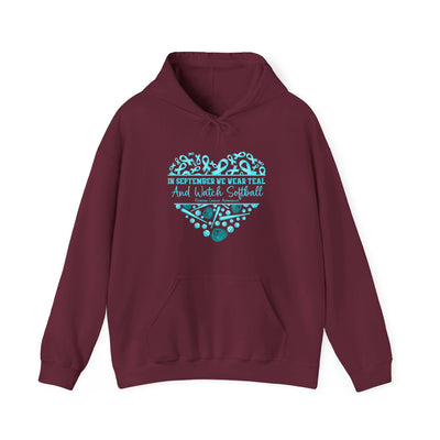 We Wear Teal Hooded Sweatshirt