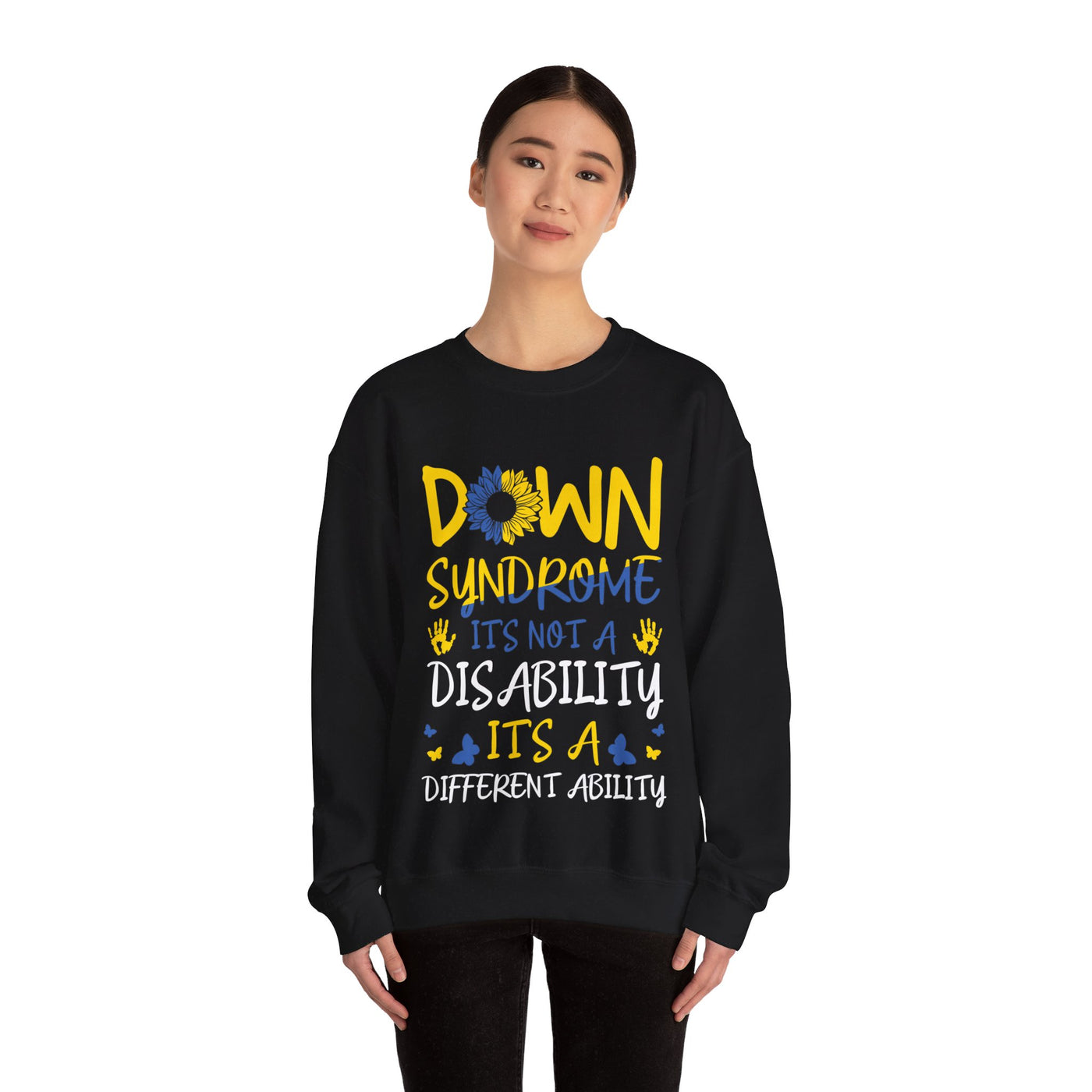 DOWN SUNDROME Crewneck Sweatshirt