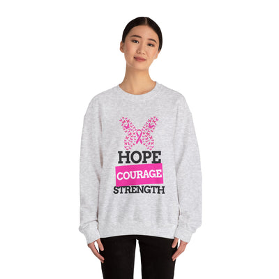 Hope.Courage.Strength Crewneck Sweatshirt