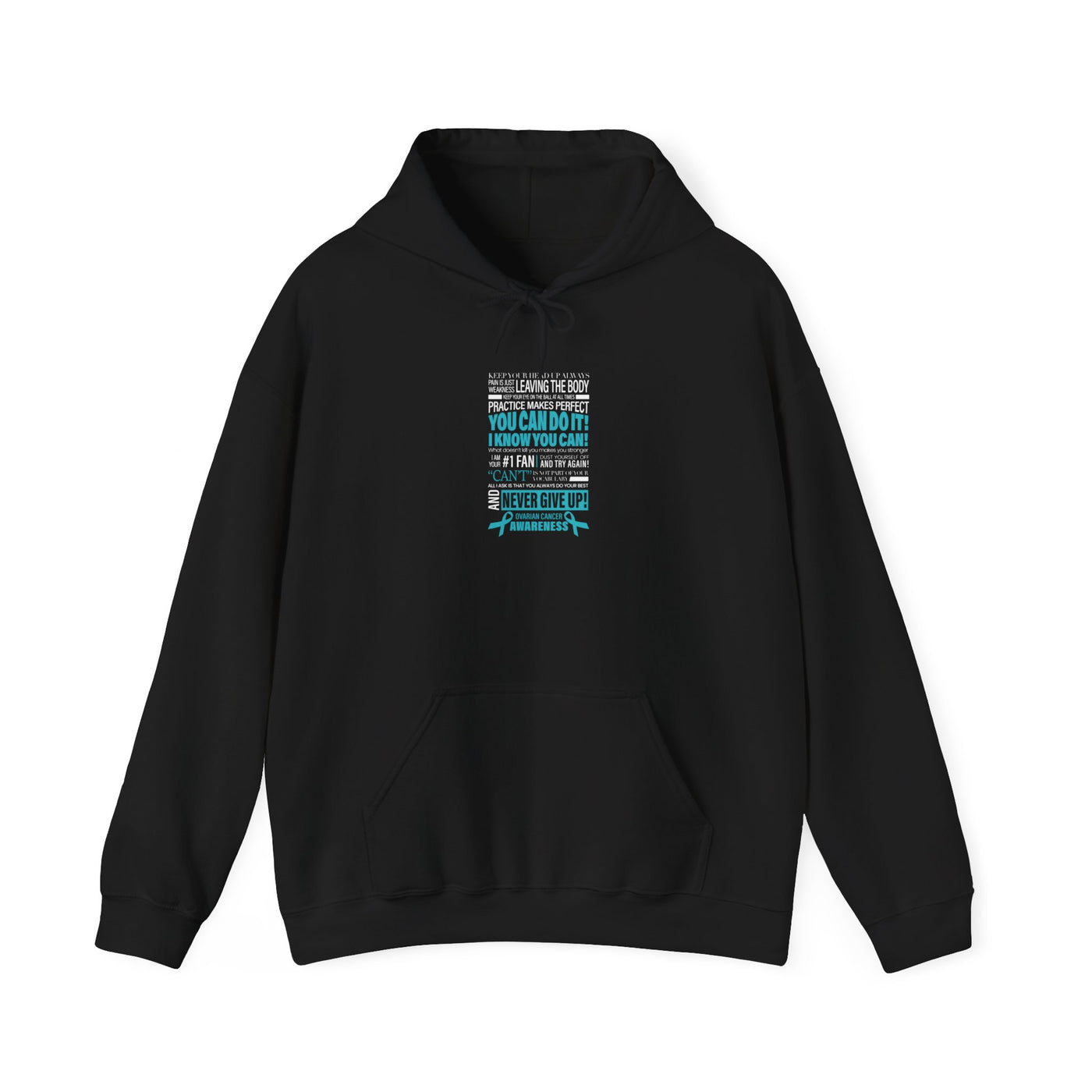 Never Give Up! Hooded Sweatshirt