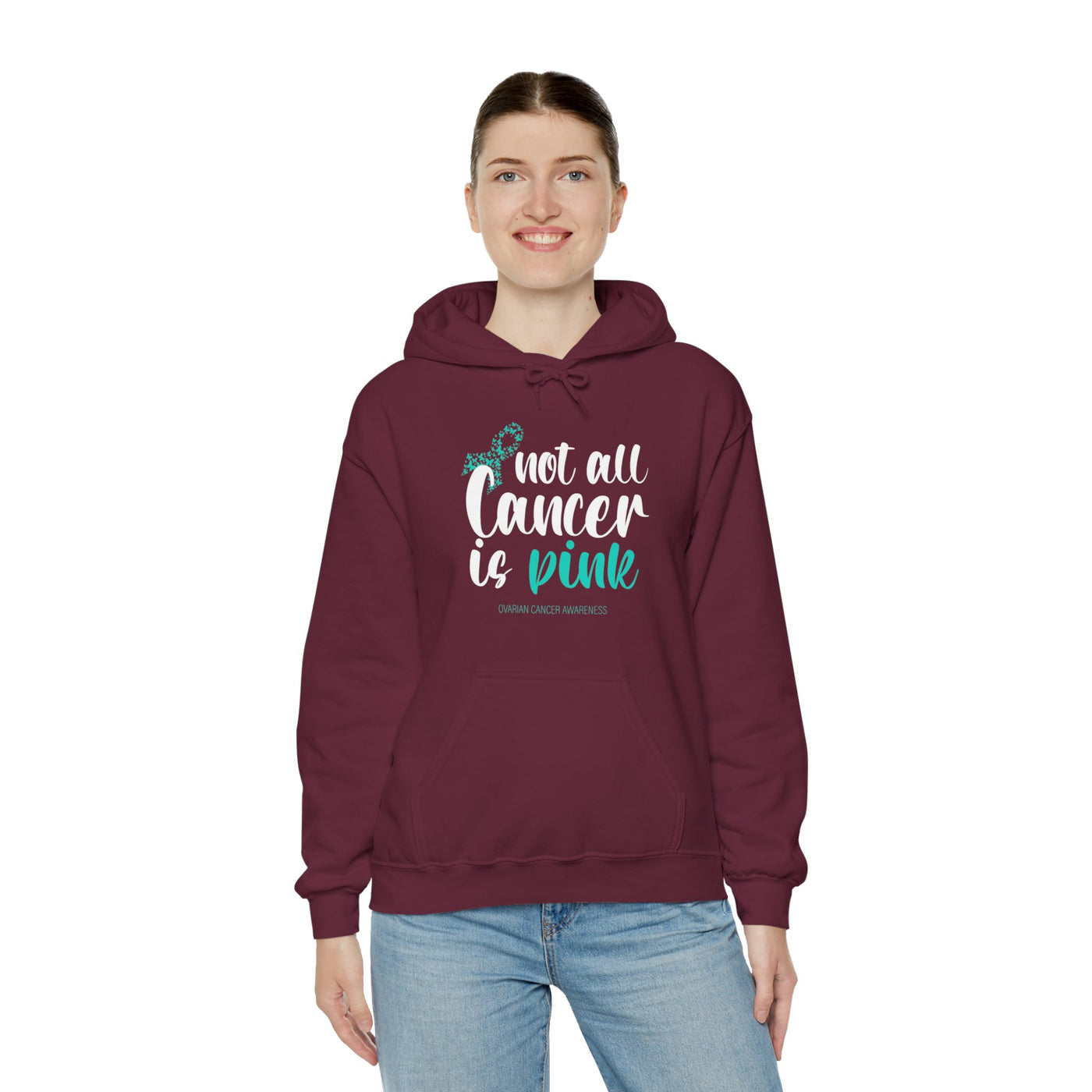 Not All Cancer Is Pink Hooded Sweatshirt