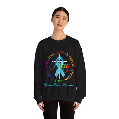 Ovarian Cancer Awareness Crewneck Sweatshirt