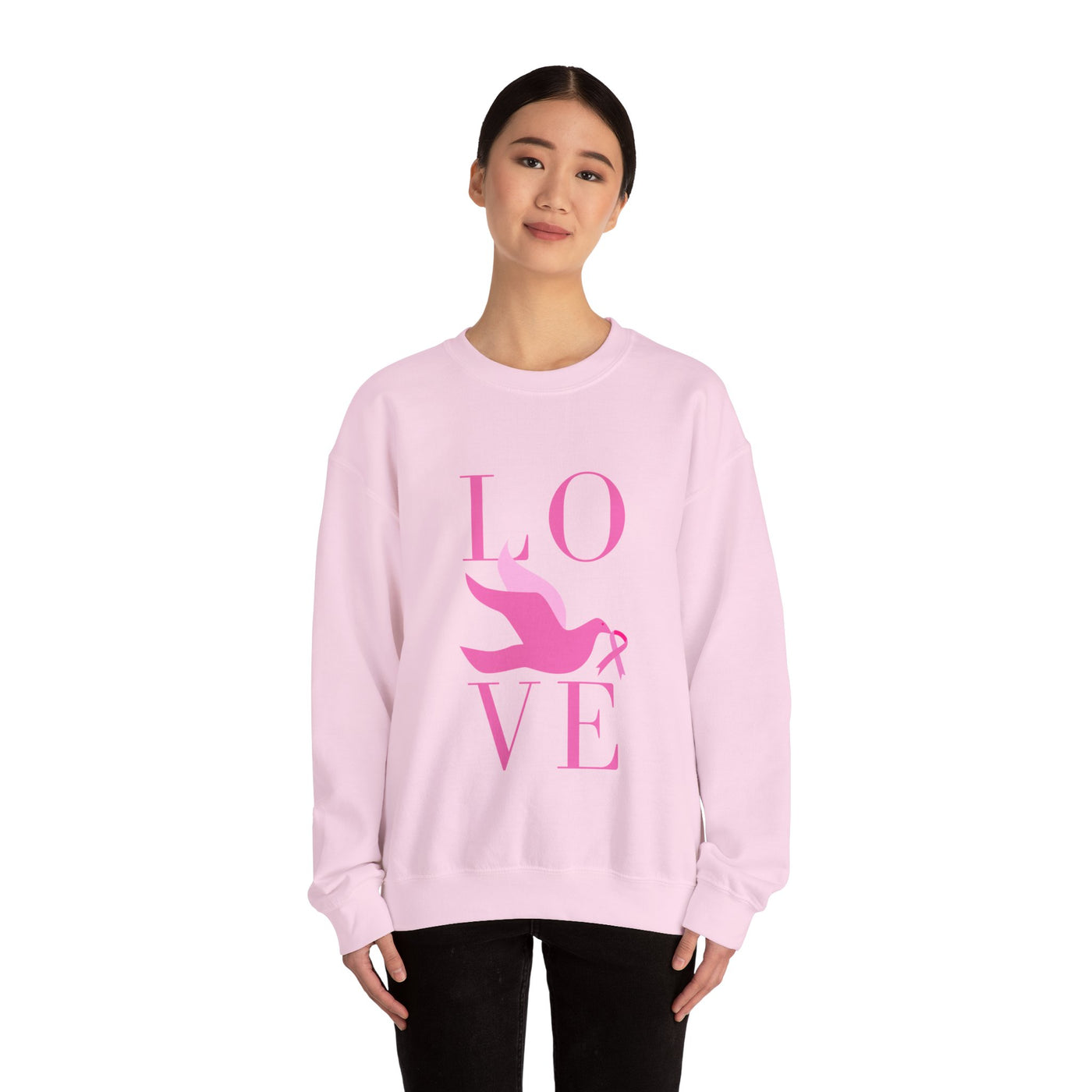 Pink Dove Crewneck Sweatshirt