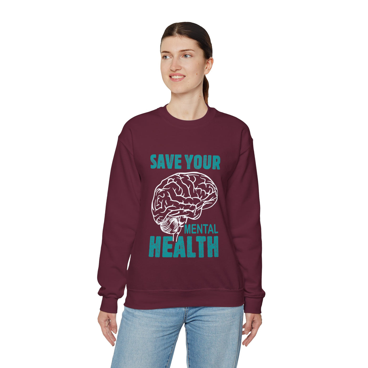 Save your mental health Crewneck Sweatshirt