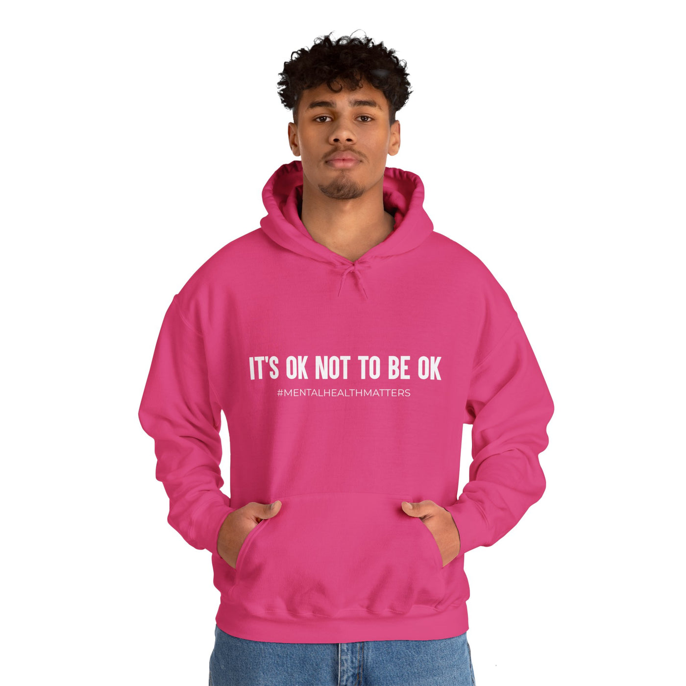 It's okay not to be okay Hooded Sweatshirt