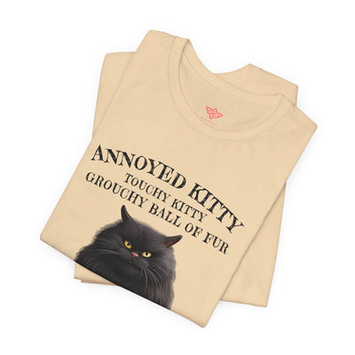 Annoyed Kitty Short Sleeve Tee