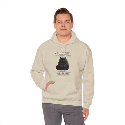 Annoyed Kitty Hooded Sweatshirt