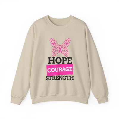 Hope.Courage.Strength Crewneck Sweatshirt