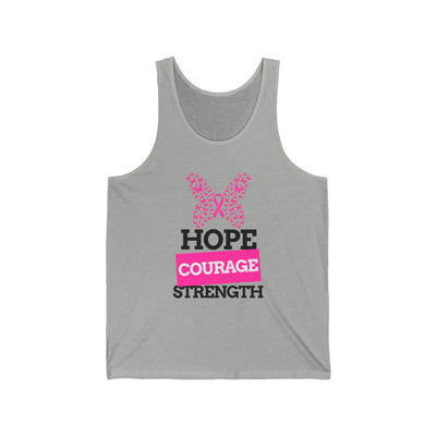 Hope.Courage.Stength Jersey Tank