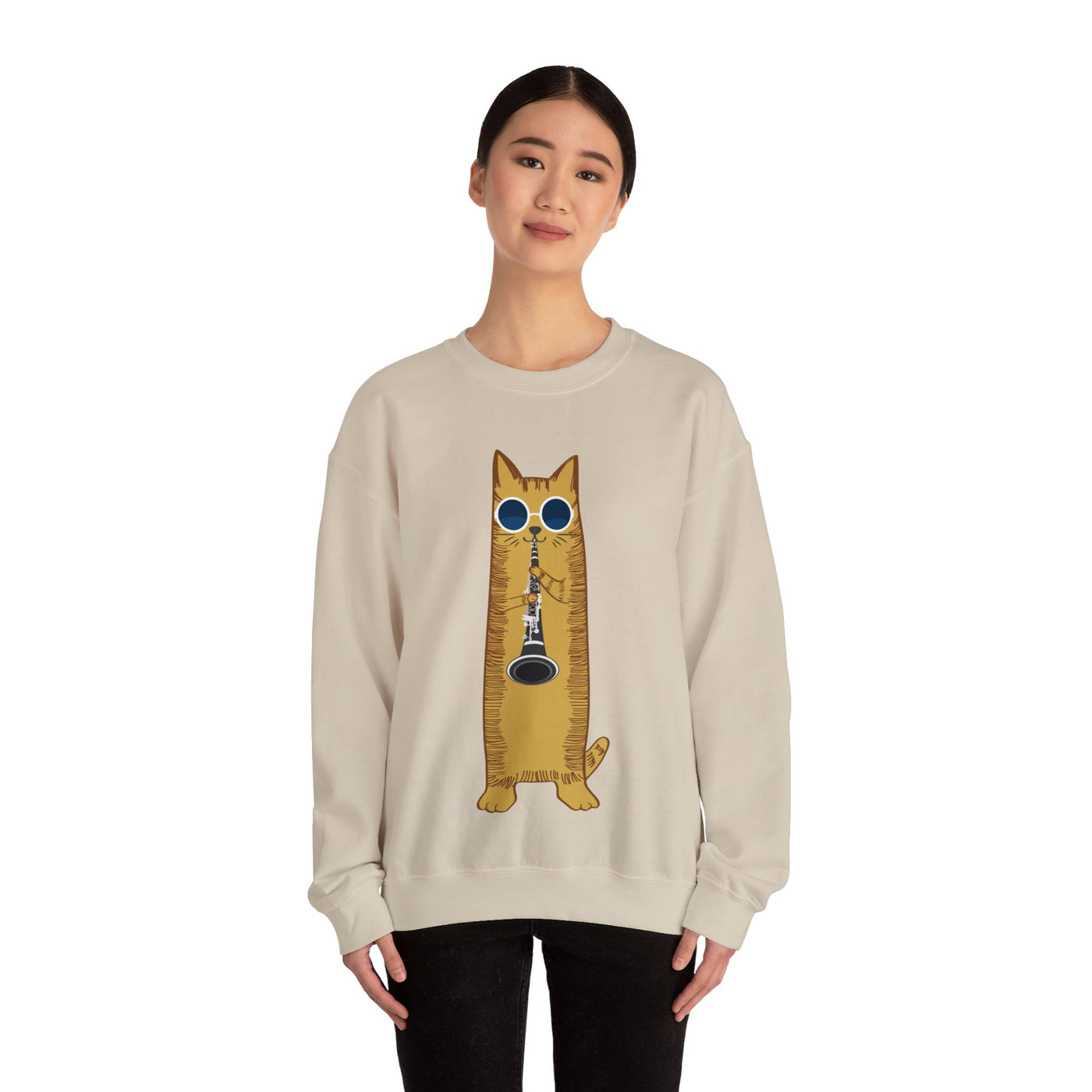 Cat Crewneck Sweatshirt