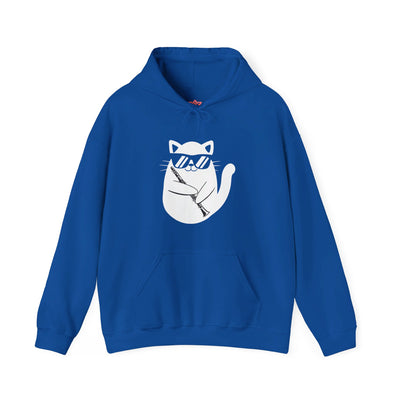 Cat flute Hooded Sweatshirt