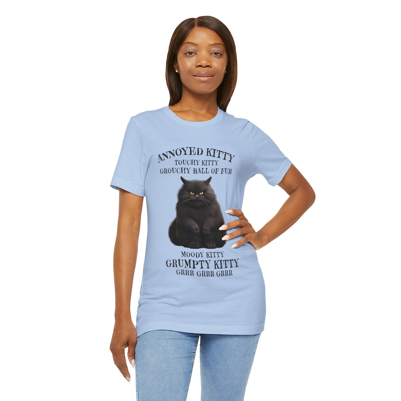 Annoyed Kitty Short Sleeve Tee