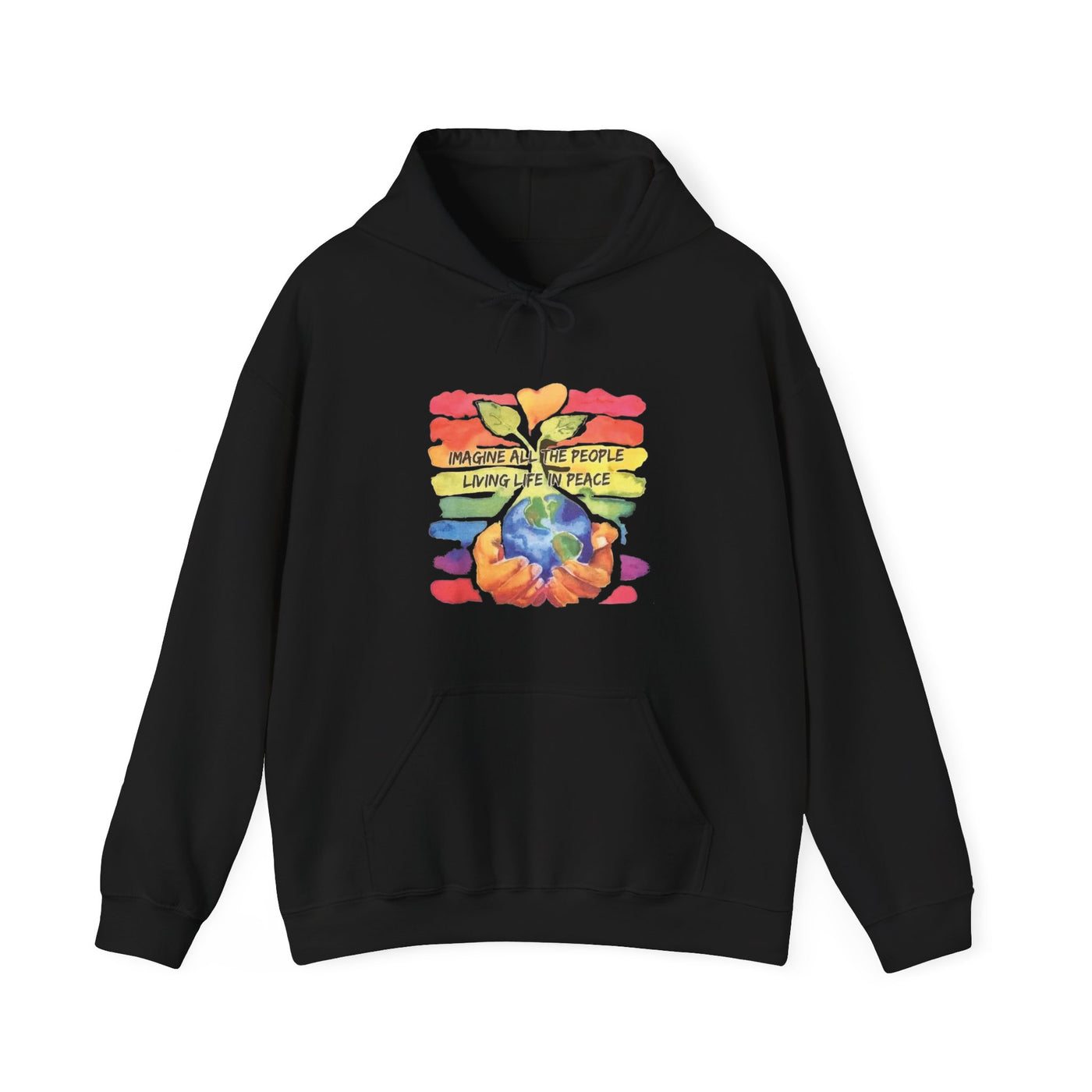 People living life in peace Hooded Sweatshirt