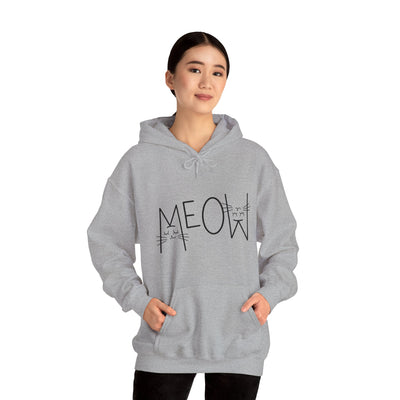 Cat Meow Hooded Sweatshirt