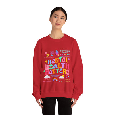 The world is a better Crewneck Sweatshirt