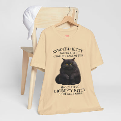 Annoyed Kitty Short Sleeve Tee