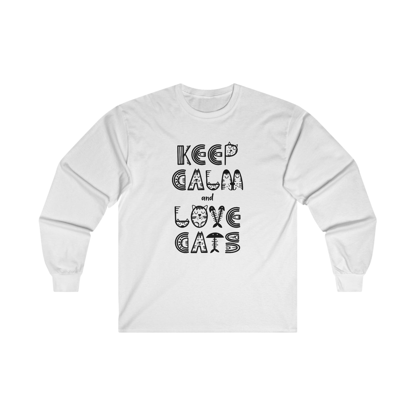 Keep Calm Long Sleeve Tee