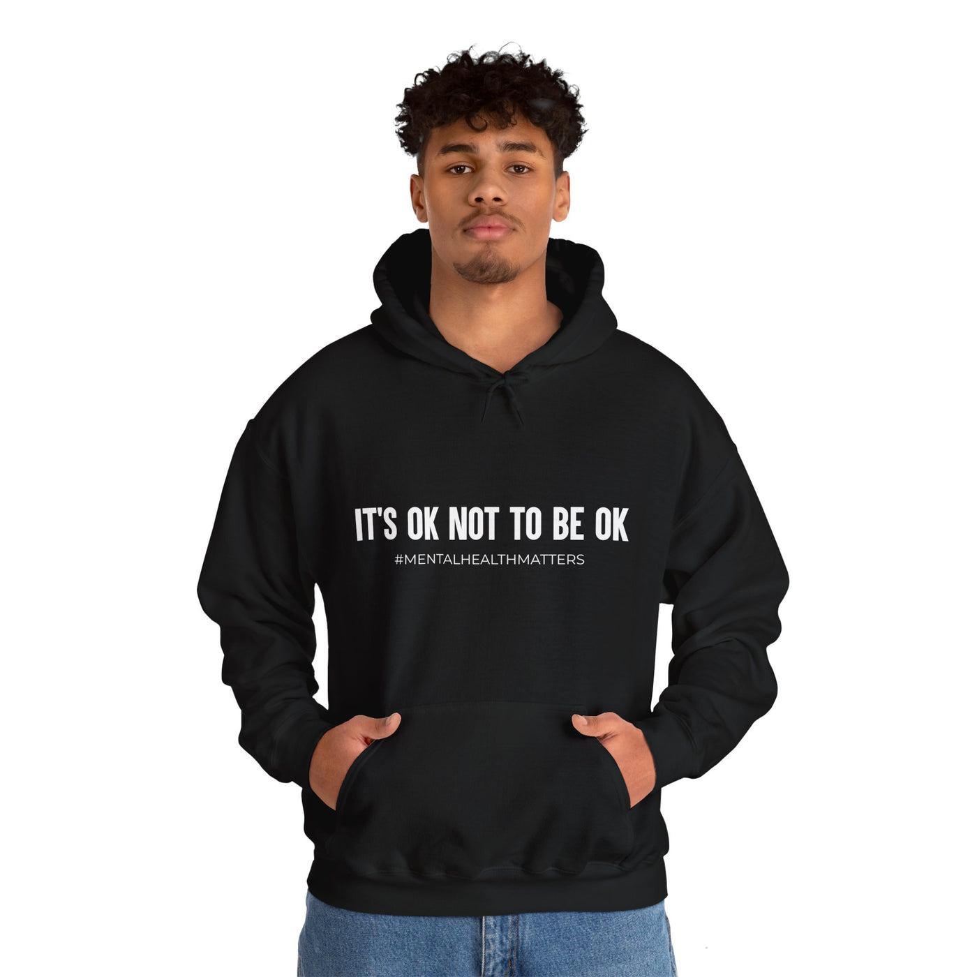 It's okay not to be okay Hooded Sweatshirt