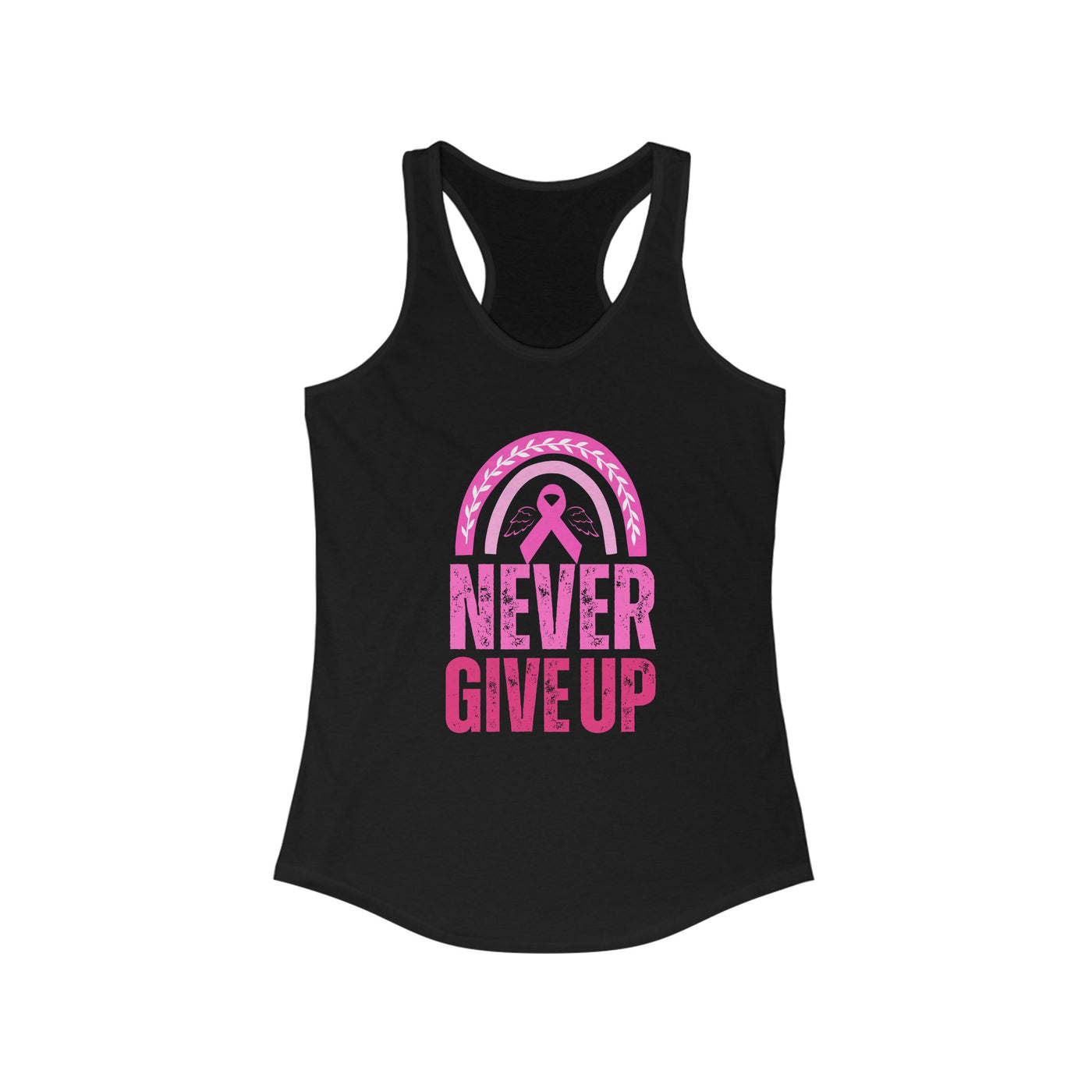 Never Give Up Racerback Tank