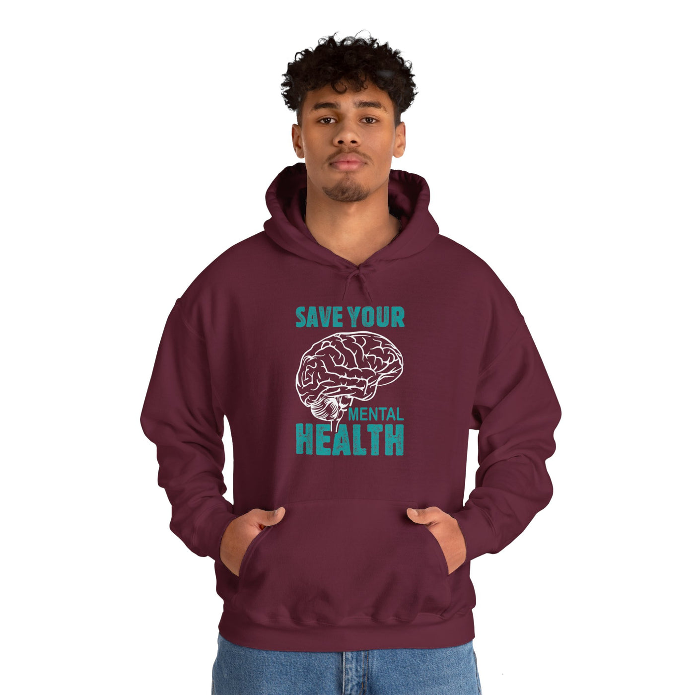 Save your mental health Hooded Sweatshirt