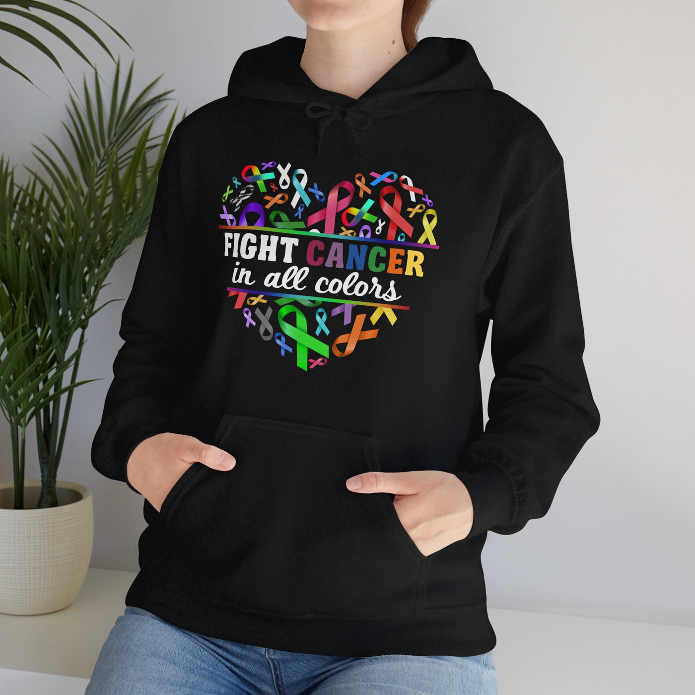 Fight in all colors Hooded Sweatshirt