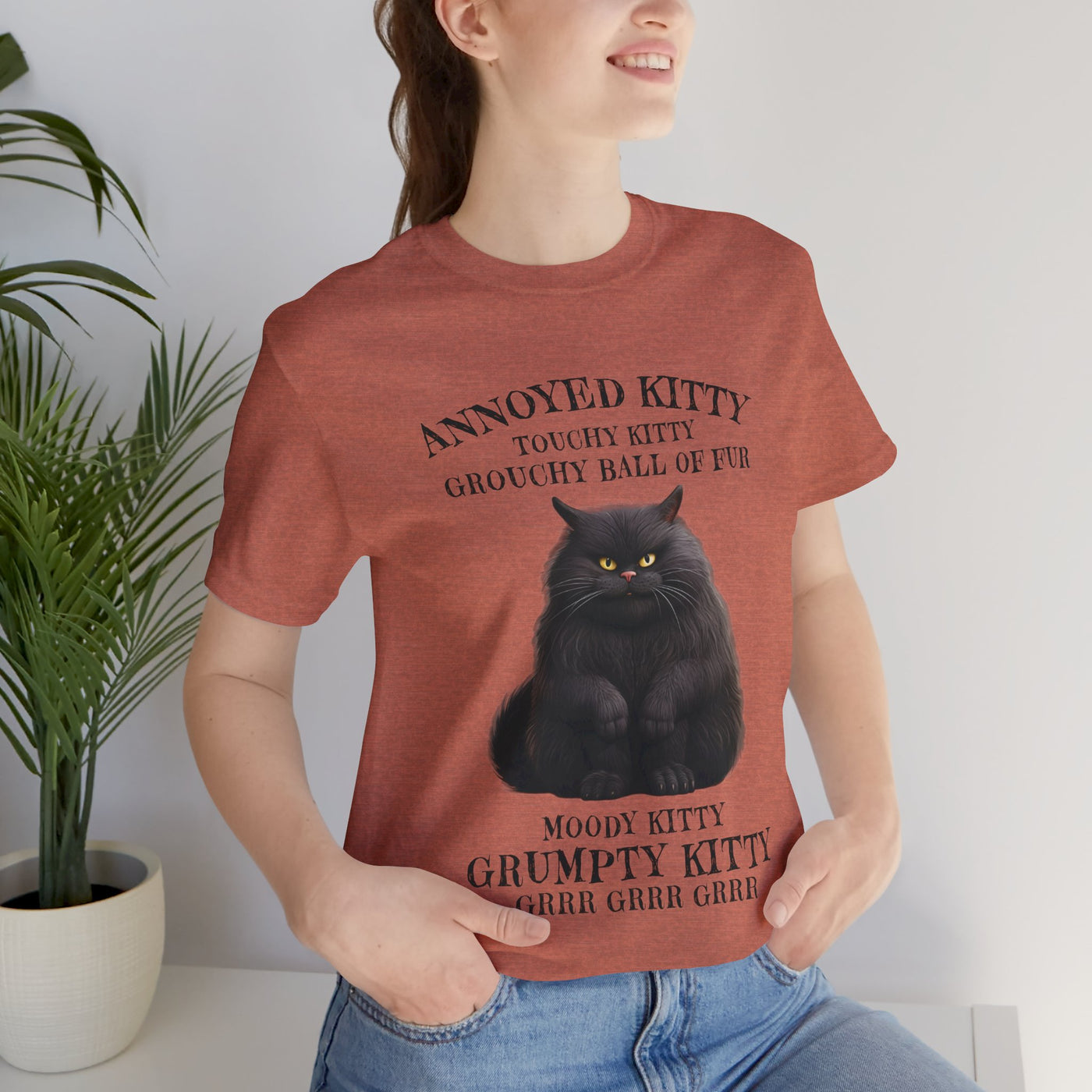 Annoyed Kitty Short Sleeve Tee