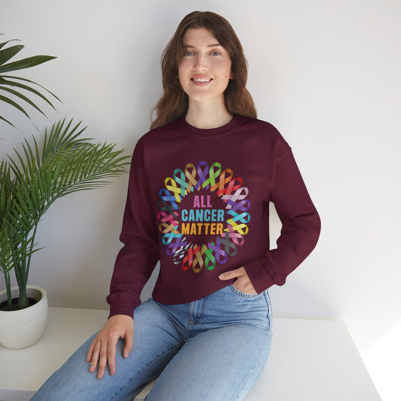 All-cancer-Matter Crewneck Sweatshirt