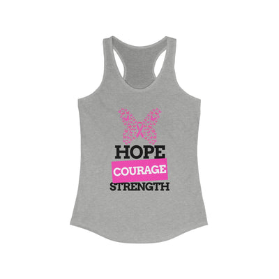 Hope.Courage.Stength Racerback Tank