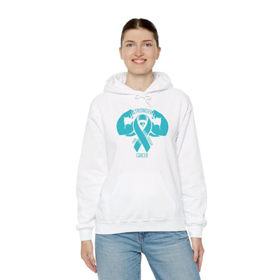 Stronger Than Ovarian Cancer Hooded Sweatshirt