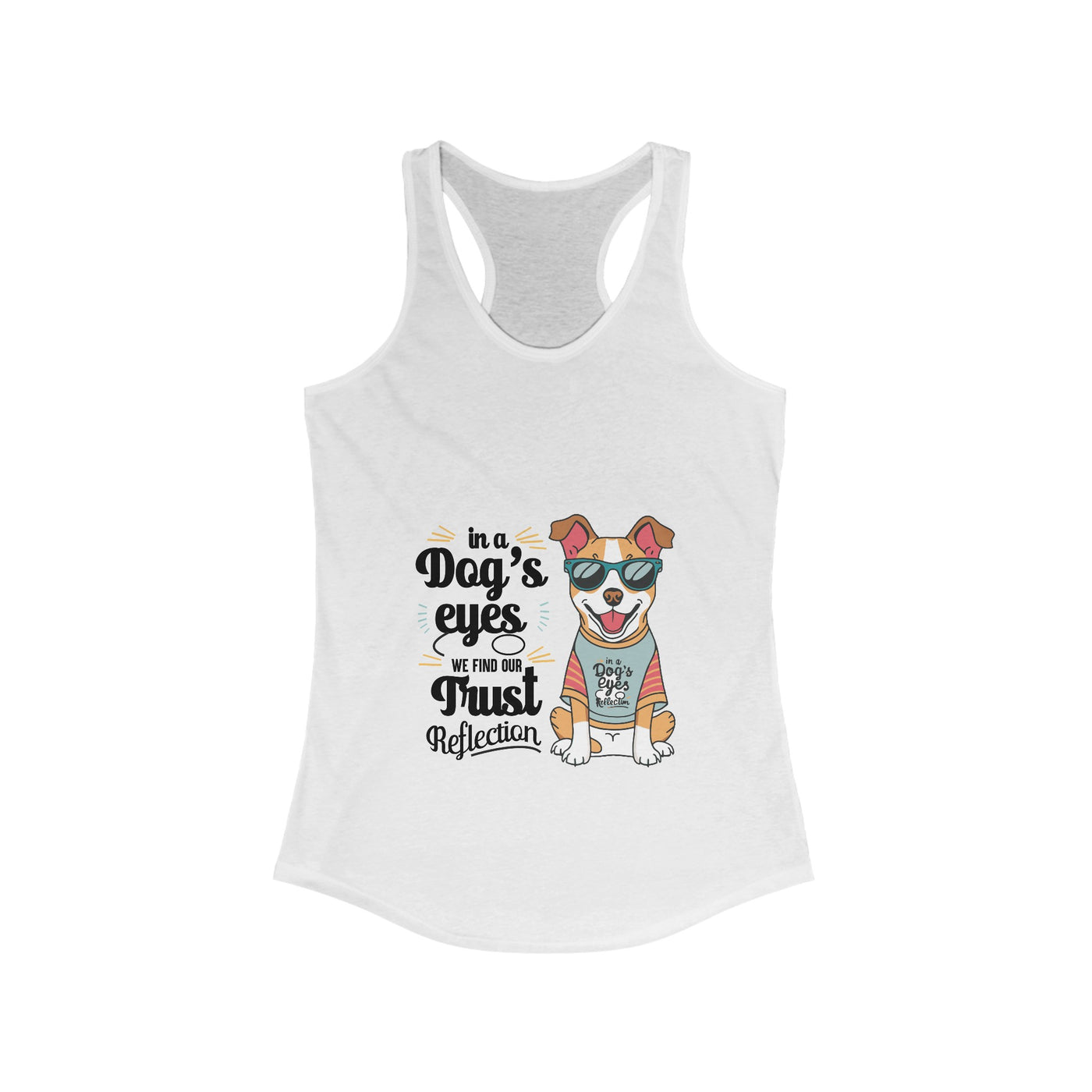 Dogs eyes Racerback Tank