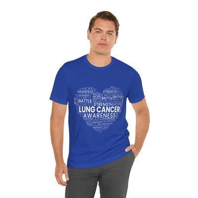 Lung Cancer Awareness Short Sleeve Tee