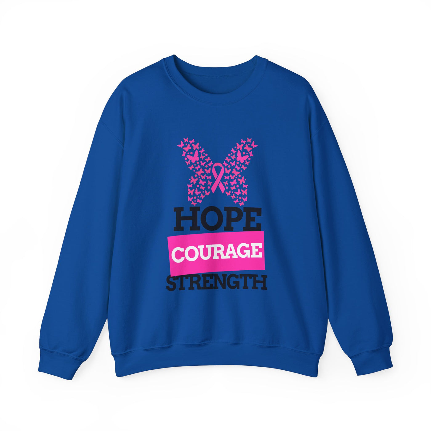 Hope.Courage.Strength Crewneck Sweatshirt