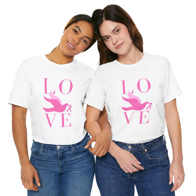 Pink Dove Short Sleeve Tee