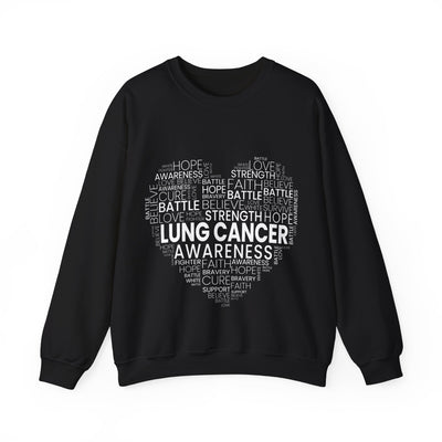 Lung Cancer Awareness Crewneck Sweatshirt