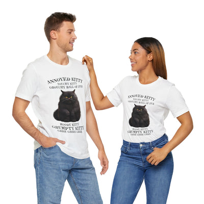 Annoyed Kitty Short Sleeve Tee